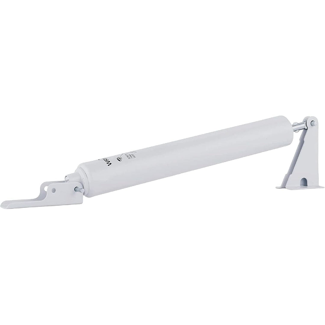 Standard Duty Pneumatic Closer | Out-Swinging Screen or Storm Doors | Adjustable Closing Speed | Stylish & Durable | Clean Subtle Look | Installation Hardware Included | 1-Pack (White) - Just Closeouts Canada Inc.