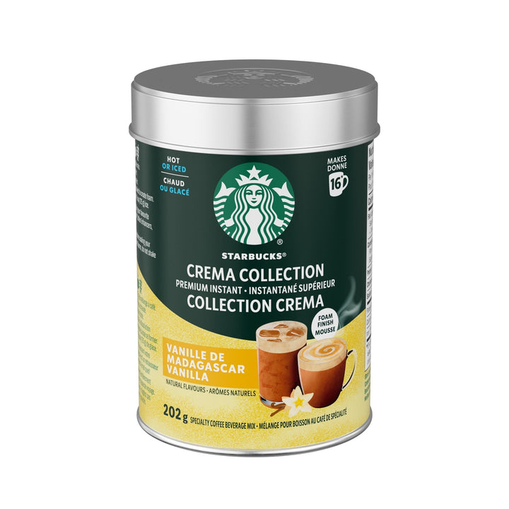 Starbucks Crema Collection Madagascar Vanilla Premium Instant Coffee Mix, 202 g - Just Closeouts Canada Inc.055000216197
