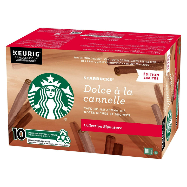 Starbucks Signature Collection Cinnamon Dolce K-Cup Coffee Pods, 10 Count - Just Closeouts Canada Inc.762111311139