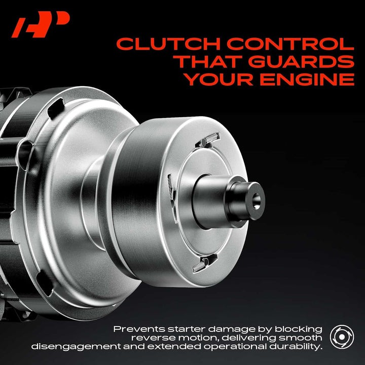 Starter Motor Compatible with Honda CR-V 2002 2003 2004 2005 2006 2.4L L4 Engine, 1.6KW 12V 9 Teeth Clockwise, Replace 17844N, 31200-PPA-505, 31200-PPA-A01 - Just Closeouts Canada Inc.