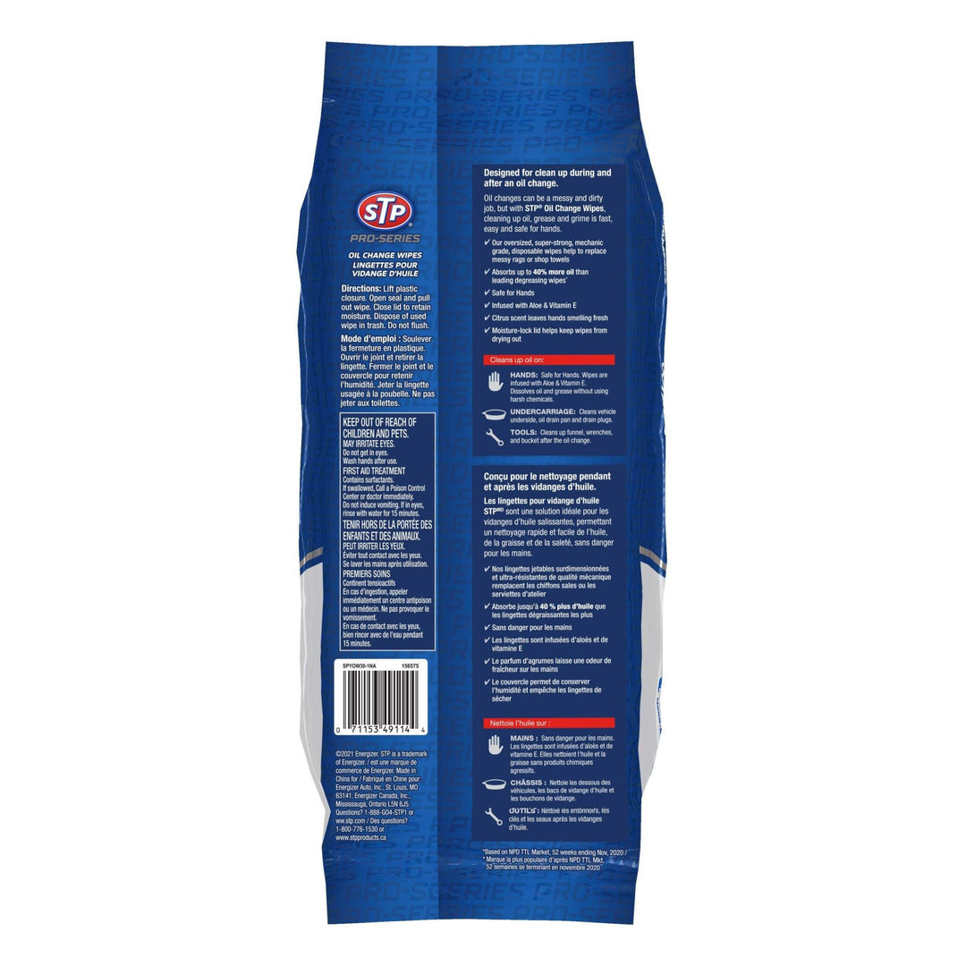 STP Oil Change Wipes, 30 - ct - Just Closeouts Canada Inc.071153491144