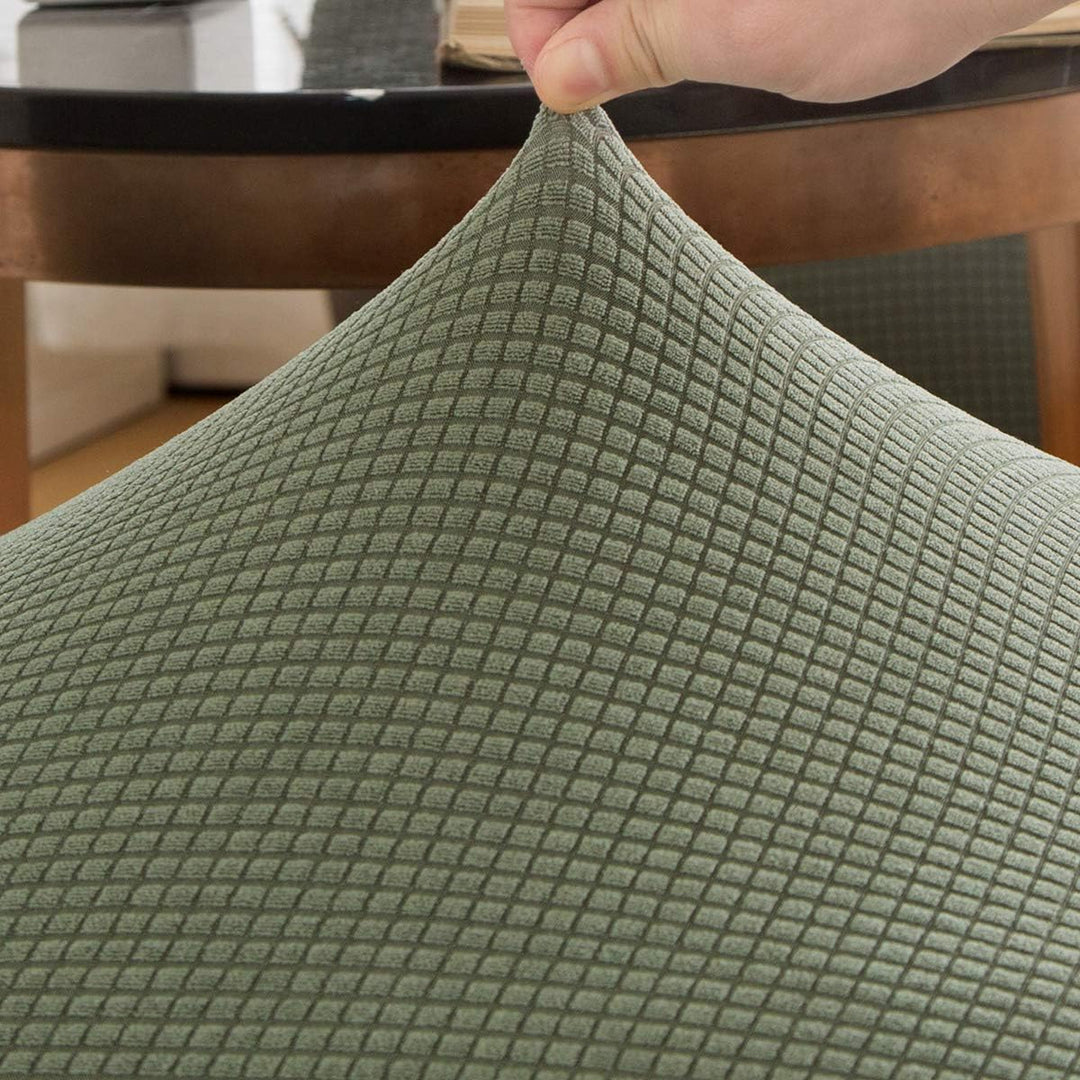 Stretch Armless Chair Slipcovers, Water-Repellent Armless Accent Chair Covers Protector Removable Washable for Living Room Hotel Restaurant (A-Cyan, 1 PCS) - Just Closeouts Canada Inc.
