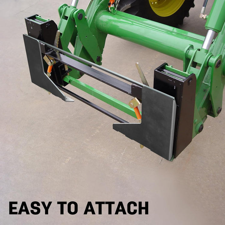 Sulythw Universal 5/16" Skid Steer Quick Attachment Plate, Heavy Duty Skid Steer Quick Attach Mount Plate, Skid Steer Mounting Blank Plate Compatible with Kubota, Bobcat Tractors - Just Closeouts Canada Inc.