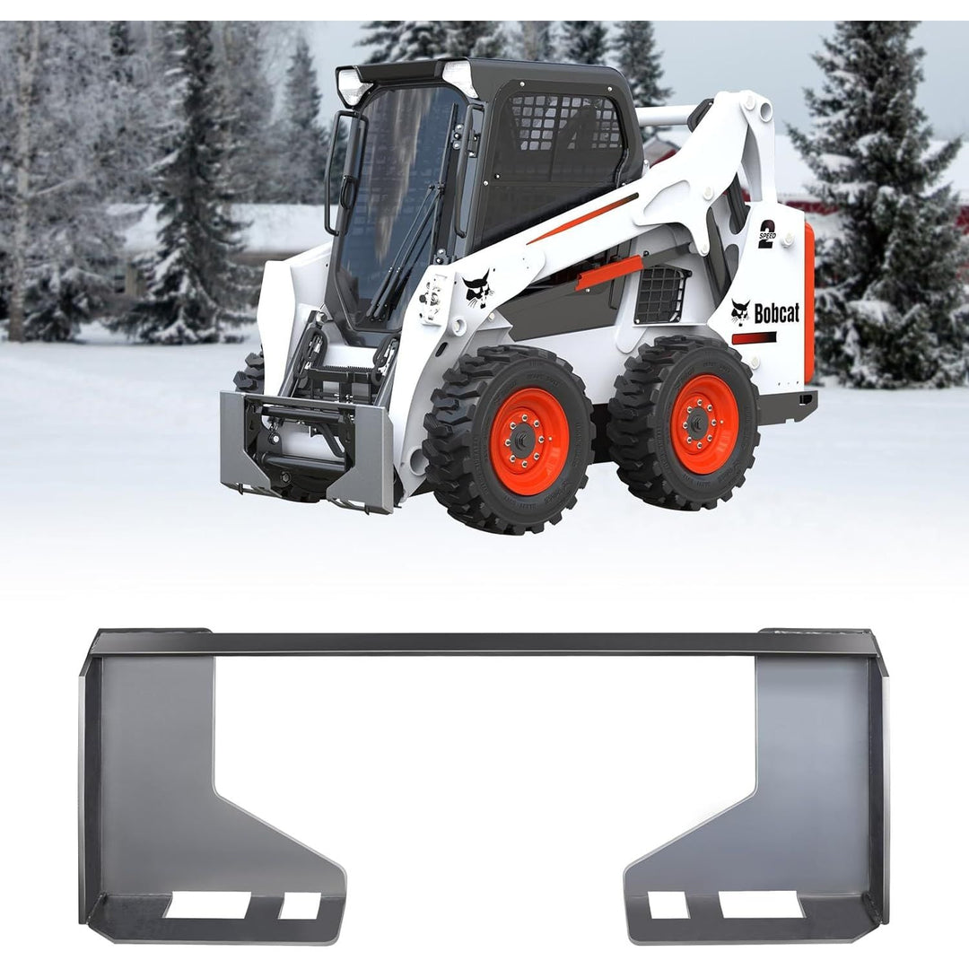 Sulythw Universal 5/16" Skid Steer Quick Attachment Plate, Heavy Duty Skid Steer Quick Attach Mount Plate, Skid Steer Mounting Blank Plate Compatible with Kubota, Bobcat Tractors - Just Closeouts Canada Inc.