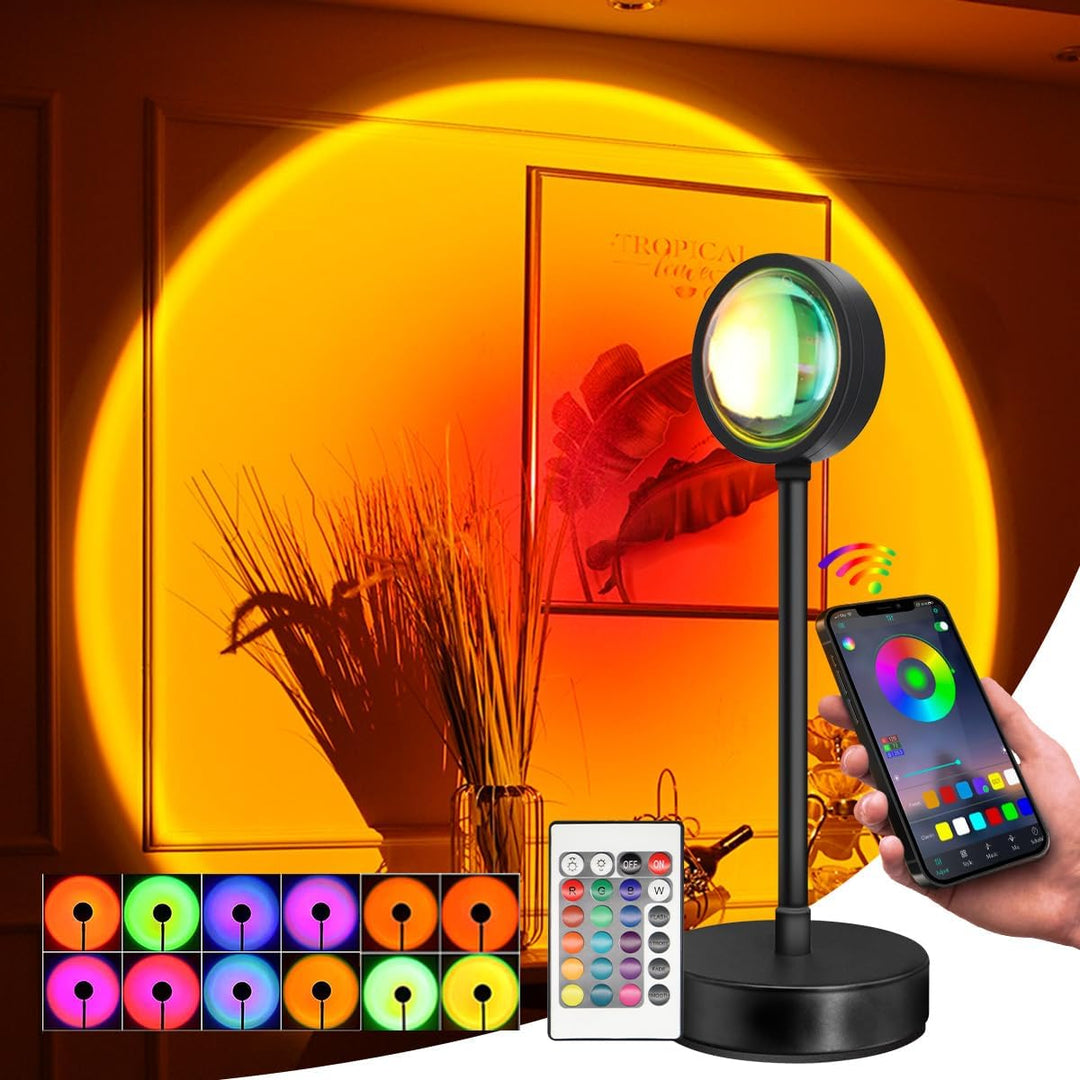 Sunset Projection Lamp App Control, OUGELEE Sunset Light - Just Closeouts Canada Inc.