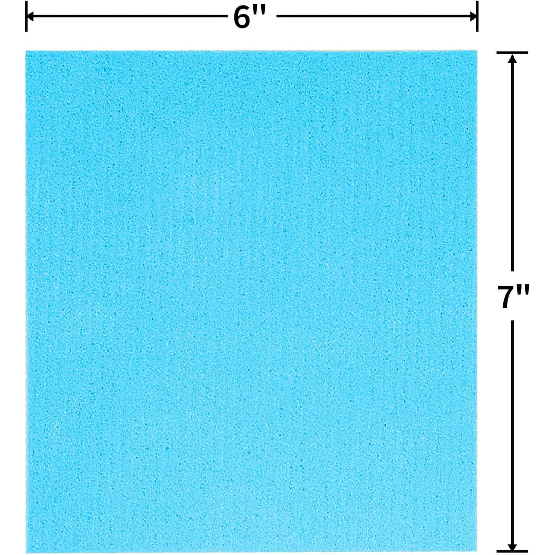 Swedish Dish Cloths, 10 Pack, Cellulose Sponge Dishcloths, Absorbent Swedish Dish Towels for Kitchen, Non - Scratch, Reusable Kitchen Cloth, Multi - Surface Dish Towels - Just Closeouts Canada Inc.X0042GNXXF