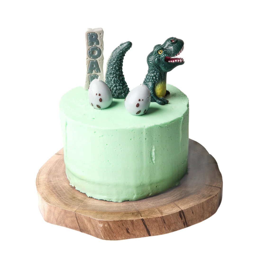 Sweet Wishes Candle Co. Dinosaur Birthday Candles, Dinosaur Cake Topper, 5pc. Set, Green - Just Closeouts Canada Inc.