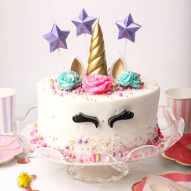 Sweet Wishes Candle Co. Unicorn Birthday Candles, Unicorn Cake Topper, 11 - Piece Set - Just Closeouts Canada Inc.
