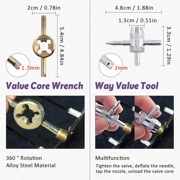Swpeet 40-Piece Tire Valve Stem Tool and Repair Kit - Just Closeouts Canada Inc.X002NEENAZ