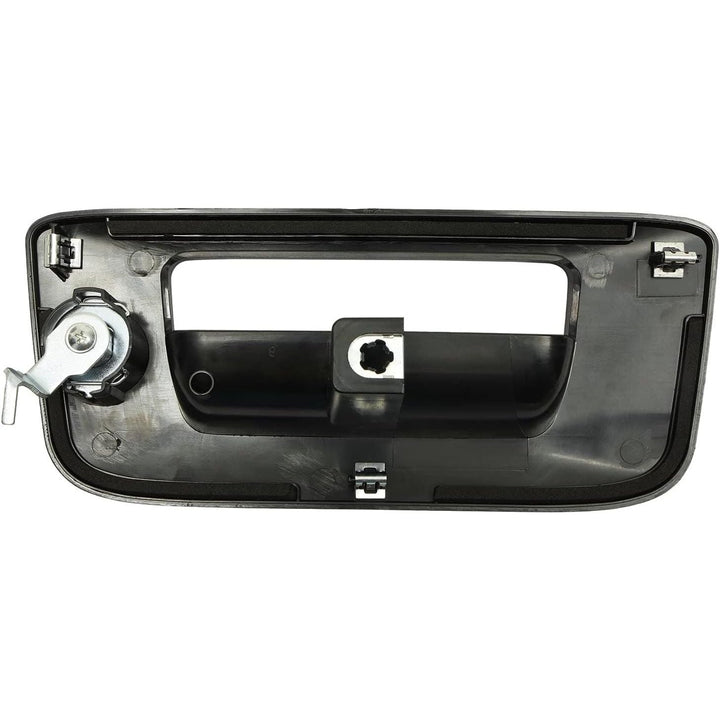 Tailgate Door Handle & Bezel Lock Set, Compatible with 2007 - 2014 Chevy Silverado & GMC Sierra 1500 2500 3500, Exterior Rear Textured Tail gate Handle with Key, Replace 22755305 - Just Closeouts Canada Inc.