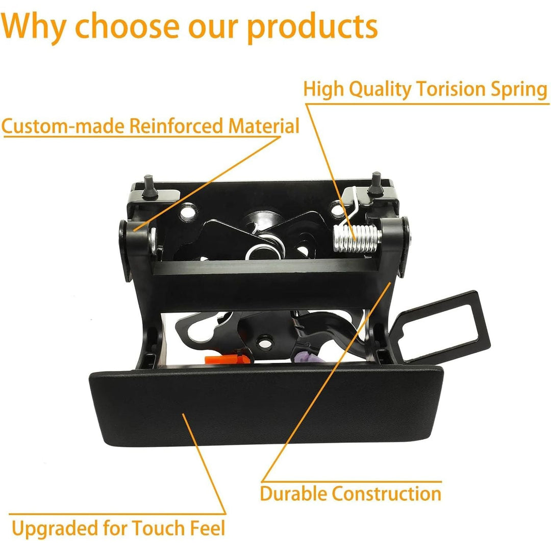 Tailgate Door Handle & Bezel Lock Set, Compatible with 2007 - 2014 Chevy Silverado & GMC Sierra 1500 2500 3500, Exterior Rear Textured Tail gate Handle with Key, Replace 22755305 - Just Closeouts Canada Inc.