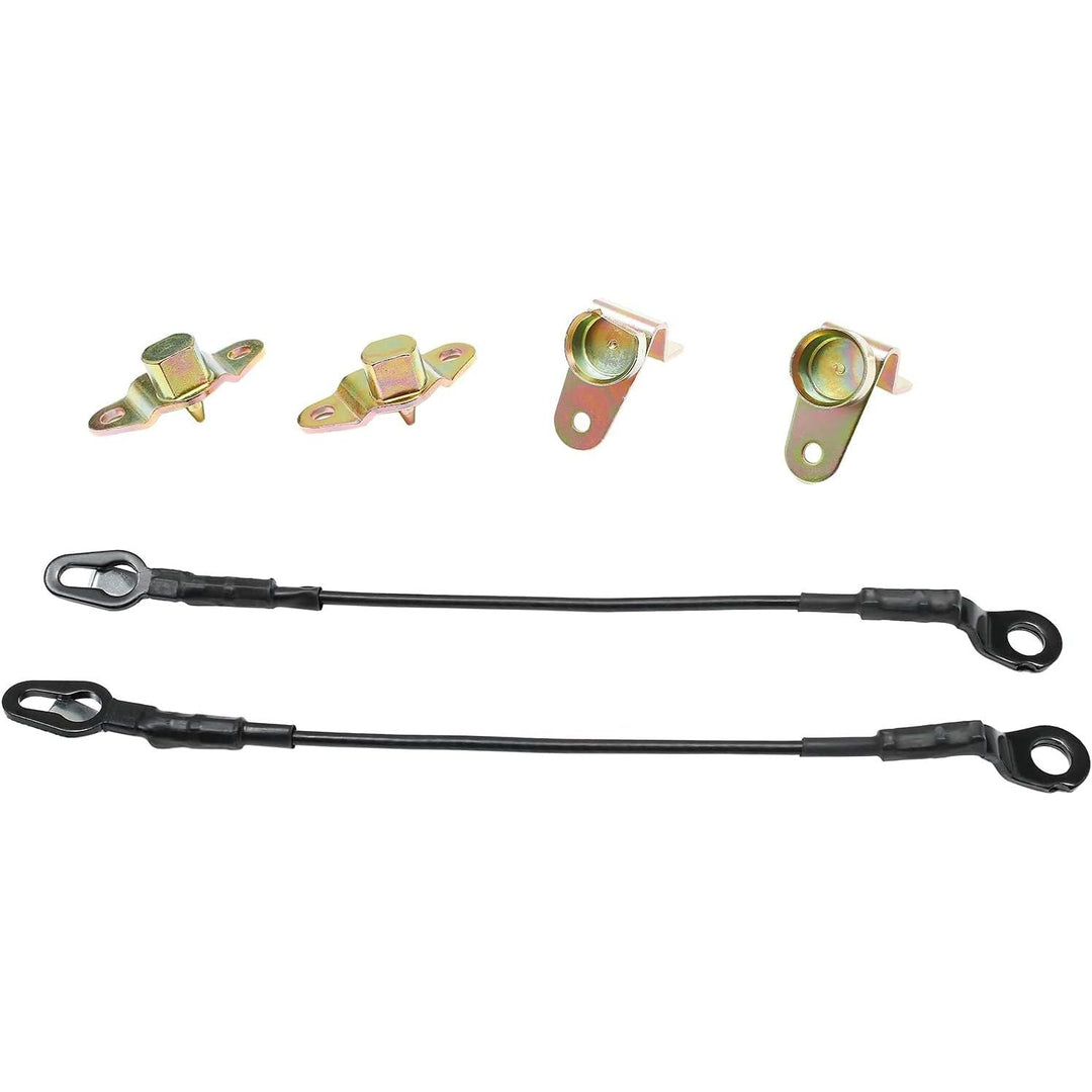 Tailgate Handle Latch Rebuild Kit, Compatible with 1999 - 2006 Chevy Silverado 1500 2500 3500, GMC Sierra, Replaces 15997911 15921948 Rear Tail Gate Door Parts Gasket Bezel Lock Bolt Hinge Locking Set - Just Closeouts Canada Inc.