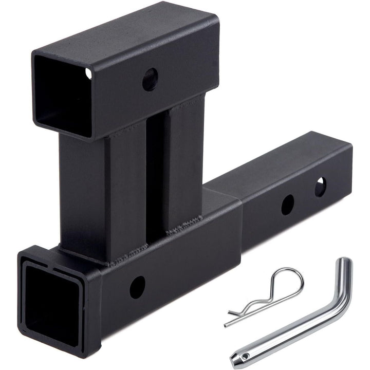 Telakeni 4000lbs 2" Trailer Dual Adapter Drop Hitch Receiver Extender Towing Hitch Extension - Just Closeouts Canada Inc.