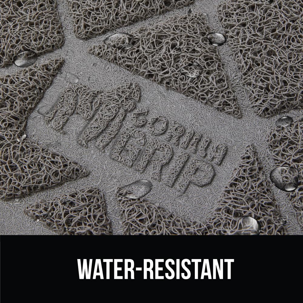 The Original GORILLA GRIP Water Resistant Cat Litter Box Catcher Mat, Easy Cleaning Mess Trapper Protects Floors, Stays in Place for Cats, Soft on Kitty Paws, Less Waste, 61x43 cm Gray - Just Closeouts Canada Inc.