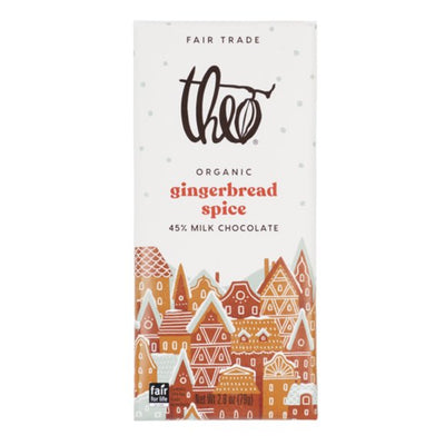 Theo Gingerbread Spice 45% Milk Chocolate, 79g - Just Closeouts Canada Inc.874492006341