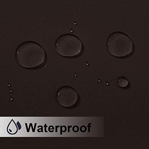 Toffee Brown Waterproof Outdoor Curtain Panel, 52 x 108 in - Just Closeouts Canada Inc.