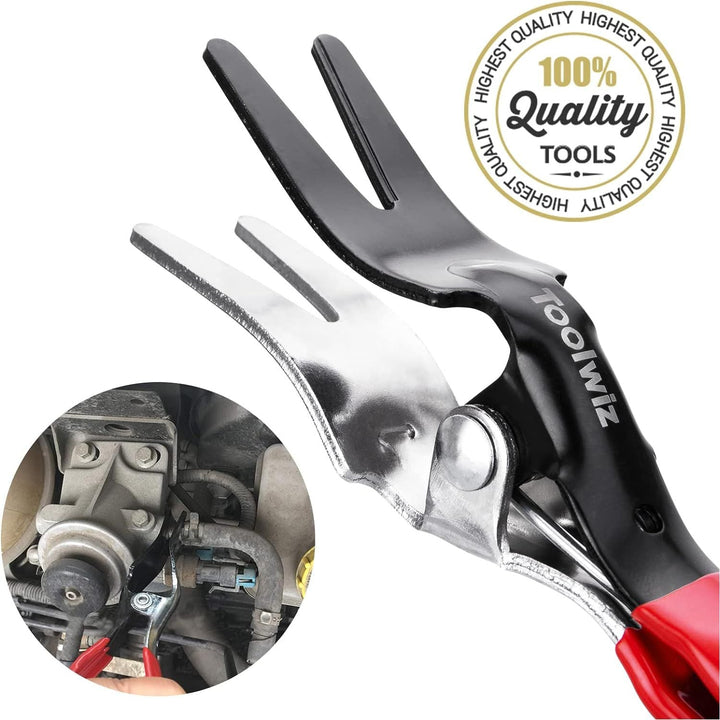 Toolwiz Automobile Hose Removal Pliers, Auto Fuel, and Vacuum Line Tube Hose Remover Pliers, Separator Pliers Pipe Repairing Tool, Hose Remover for Marine, Oil, Water Hoses - Just Closeouts Canada Inc.