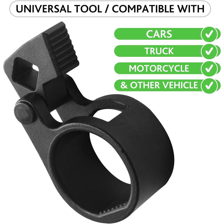 Toolwiz Inner Tie Rod Removal Tool Kit, 3/8'' Universal Low Profile Tool and Inner Tie Rod Hex Wrench Repair Remover 27 - 42mm End Accessory for 1/2" Square Drive, 2pcs for Most Cars Repair - Just Closeouts Canada Inc.