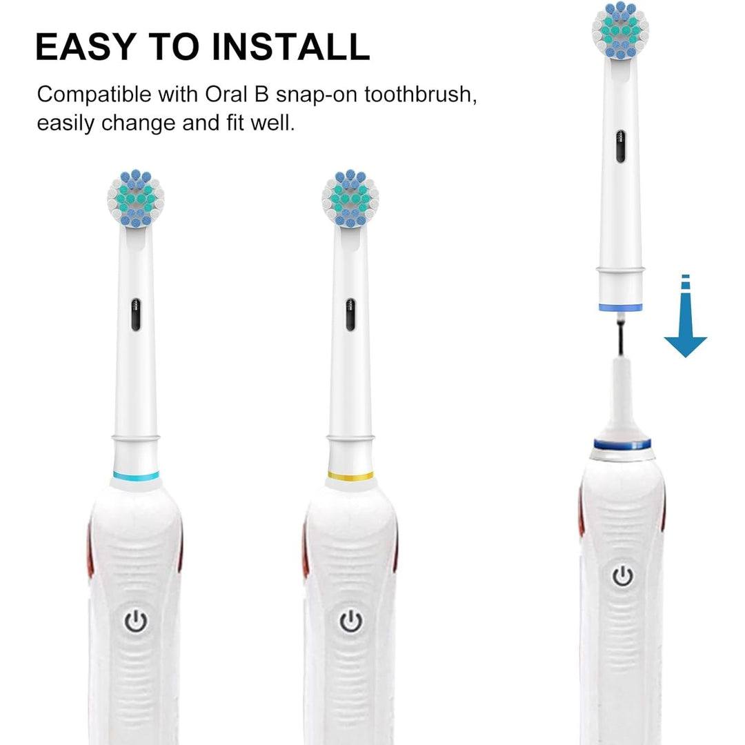 Toothbrush Heads for Oral B, 16 Pack Professional Electric Toothbrush Replacement Heads Medium Soft Dupont Bristles Replacement Toothbrush Heads Precision Clean Brush Heads Refills - Just Closeouts Canada Inc.