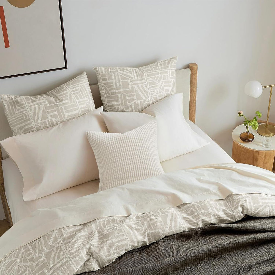 Topfinel 4 Packs Cream White Decorative Throw Pillow Covers 20x20 Inch for Living Room Couch Bed Sofa, Boho Western Farmhouse Home Decor, Soft Plush Corduroy Cute Square Beige Cushion Case 50x50 cm - Just Closeouts Canada Inc.