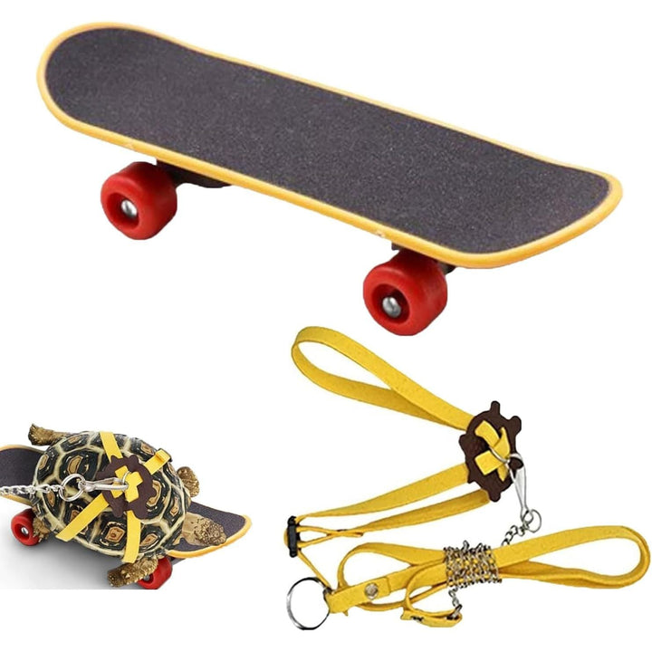 Tortoise Skateboard and Adjustable Harness Leash Set - Just Closeouts Canada Inc.X004M4RXPV