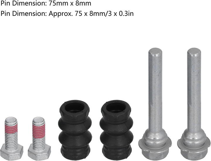 Rear brake caliper slider pin kit for Transporter T4, view 6