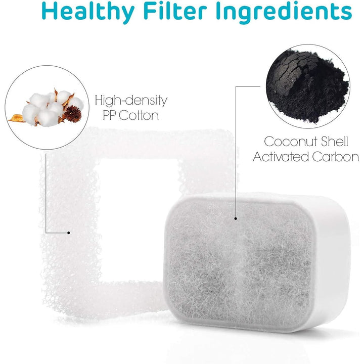 Tritone & Fiumi Fountain Filters – 8 Carbon + 4 Foam - Just Closeouts Canada Inc.