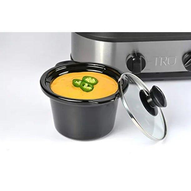 TRU Dual Crock Buffet Slow Cooker 2 Crocks 1.25 Quarts, SC - 2125 - Just Closeouts Canada Inc.655772008688