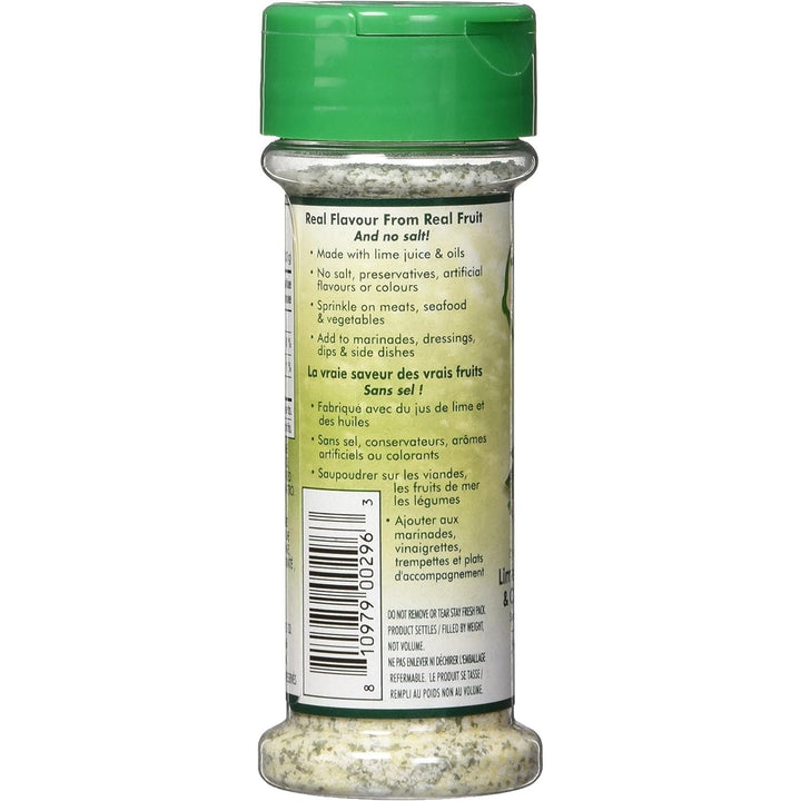 True Citrus Seasoning Shaker - Lime Garlic & Cilantro 55g - Just Closeouts Canada Inc.810979002963