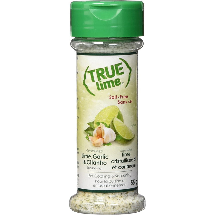 True Citrus Seasoning Shaker - Lime Garlic & Cilantro 55g - Just Closeouts Canada Inc.810979002963