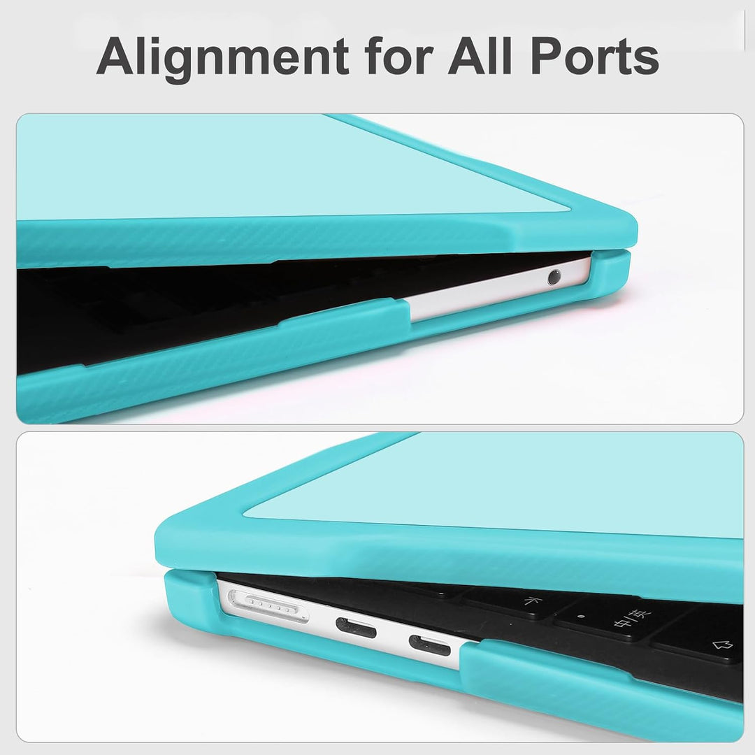 Turquoise TPU-Bumper Case and Keyboard Cover for 13.6-Inch Air - Just Closeouts Canada Inc.