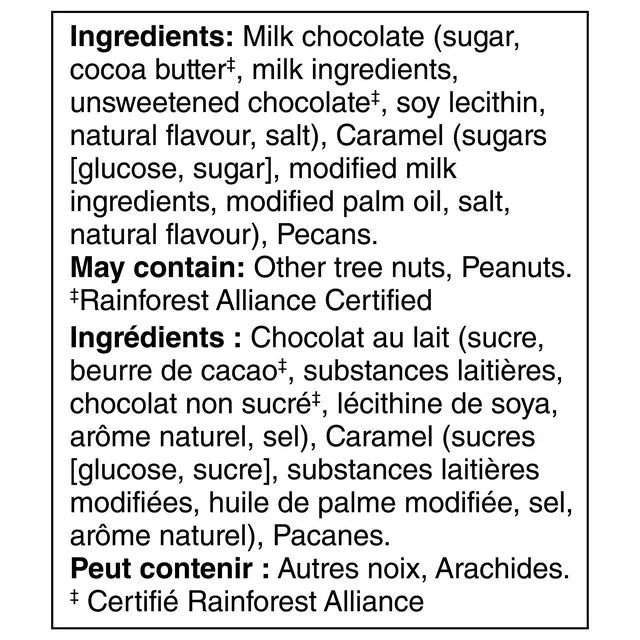 Turtles Gift Box, Smooth Caramel & Crunchy Pecans Draped In Milk Chocolate, 100g - Just Closeouts Canada Inc.059800751988