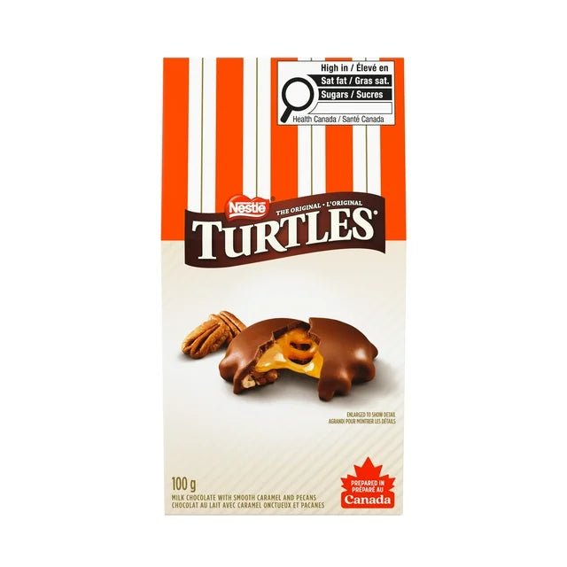 Turtles Gift Box, Smooth Caramel & Crunchy Pecans Draped In Milk Chocolate, 100g - Just Closeouts Canada Inc.059800751988