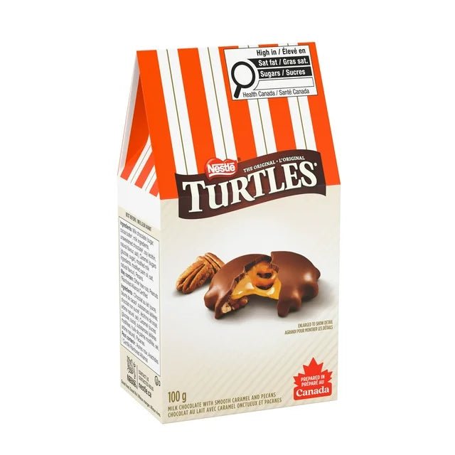 Turtles Gift Box, Smooth Caramel & Crunchy Pecans Draped In Milk Chocolate, 100g - Just Closeouts Canada Inc.059800751988