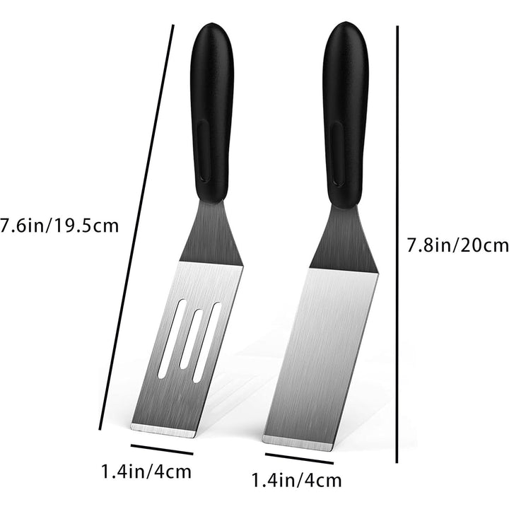 Mini spatula dimensions with 4 cm blades