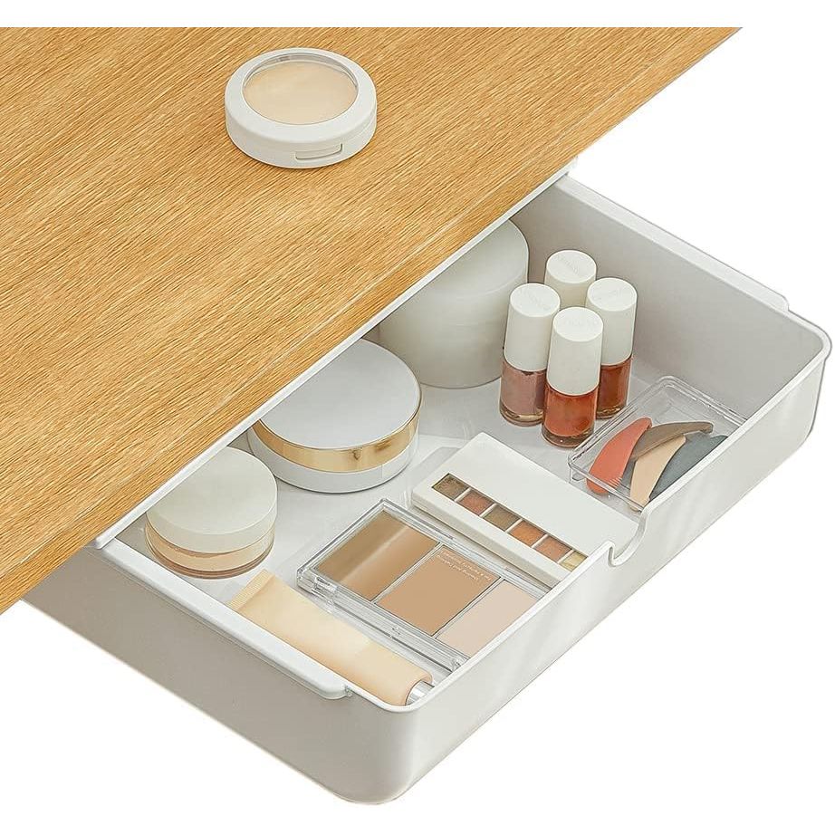 Under Desk Drawer Self-Stick Storage Organizer for Office Home School, Holders for Desk Accessories, Large Size, White - Just Closeouts Canada Inc.X0033ILO93