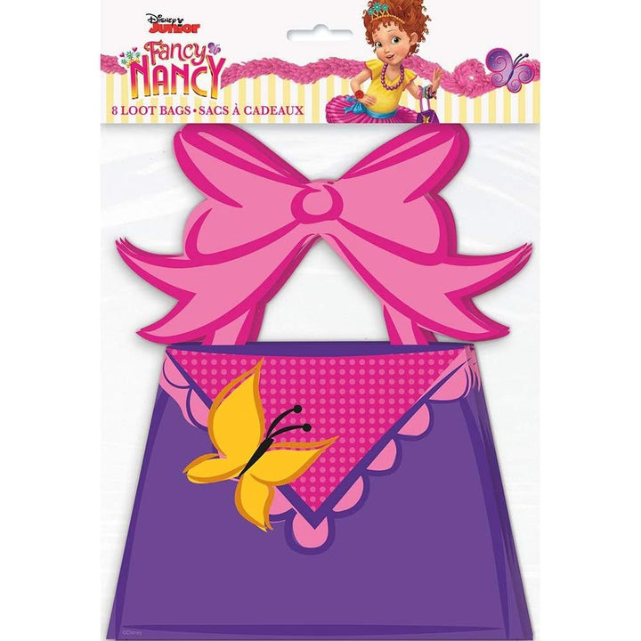 Unique Disney Fancy Nancy Loot Bags, 9" x 7", 8ct - Just Closeouts Canada Inc.011179794737