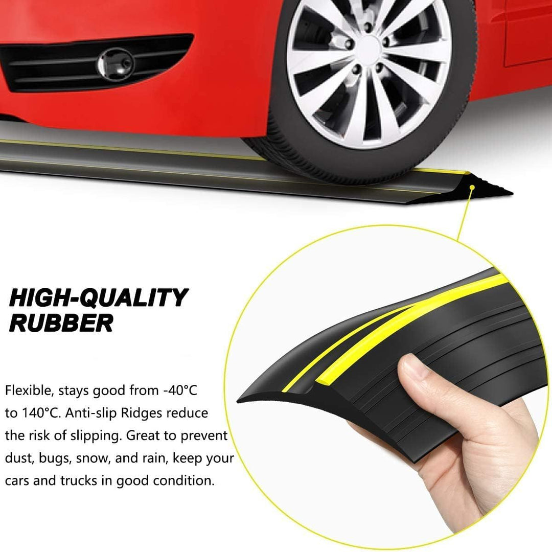 Universal Garage Door Threshold Seal Strip 10FT, Bottom Weather Stripping Replacement Rubber Waterproof - Just Closeouts Canada Inc.
