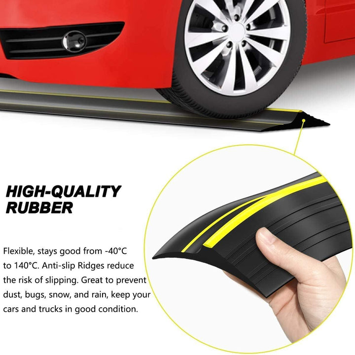 Universal Garage Door Threshold Seal Strip 10FT, Bottom Weather Stripping Replacement Rubber Waterproof - Just Closeouts Canada Inc.
