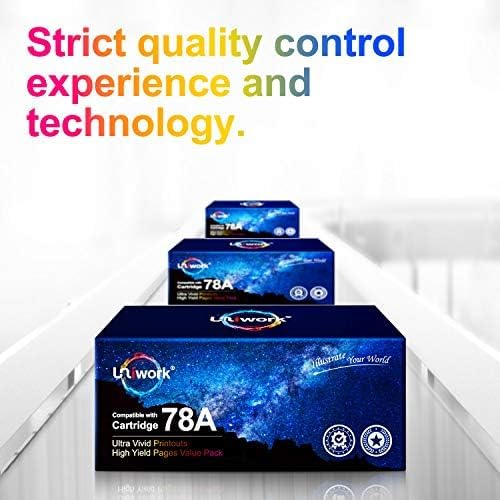 Uniwork Compatible Toner Cartridge Replacement for HP 78A CE278A use for Laserjet Pro P1606dn, M1536dnf, P1566, P1560, P1606, M1536 Printer (2 Black) - Just Closeouts Canada Inc.