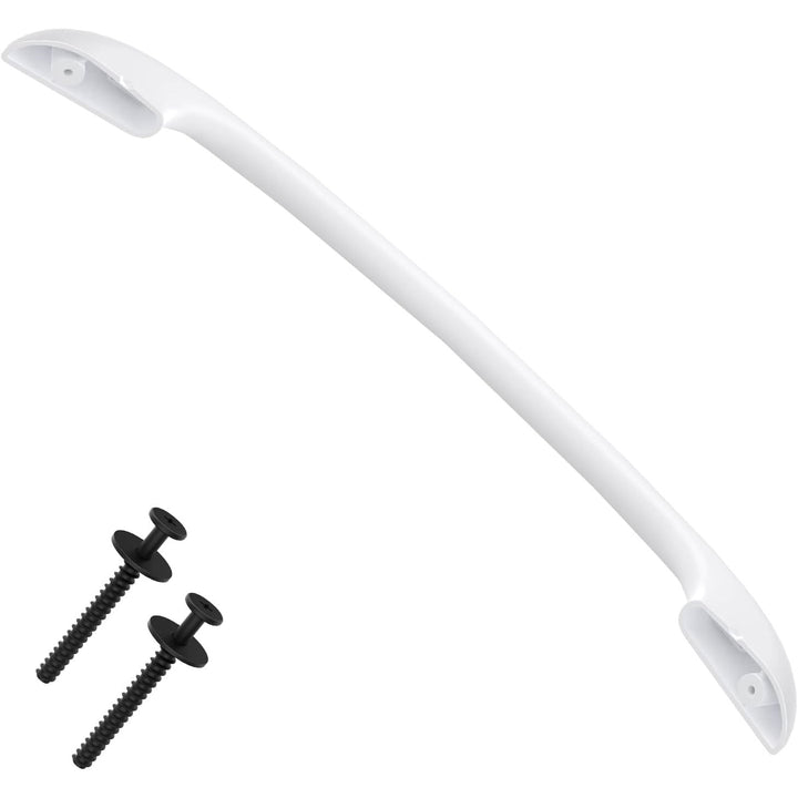 Upgraded 316443601 Oven Door Handle Replacement w/ 2Pcs 316433300 Screws Compatible with Frigi - daire Ken - More Elec - trolux Electric Range Oven Stove, Replaces AP3906094, PS1147400 Oven Handle, White - Just Closeouts Canada Inc.