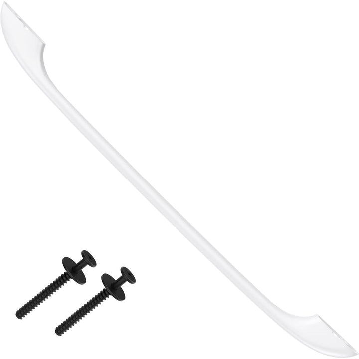 Upgraded 316443601 Oven Door Handle Replacement w/ 2Pcs 316433300 Screws Compatible with Frigi - daire Ken - More Elec - trolux Electric Range Oven Stove, Replaces AP3906094, PS1147400 Oven Handle, White - Just Closeouts Canada Inc.