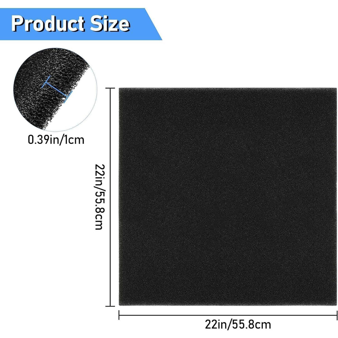 Square splash pad dimensions, 22 inches by 22 inches