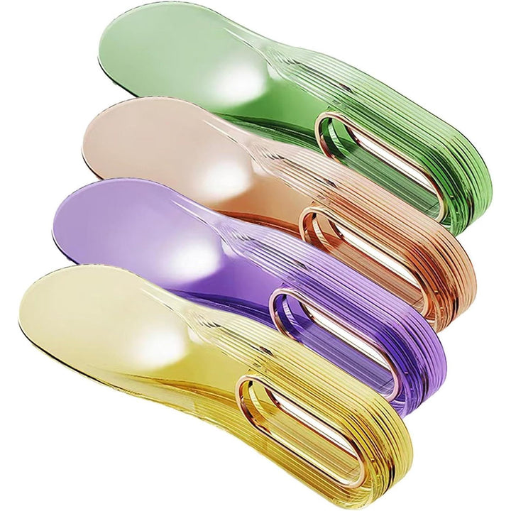 Four translucent mattress lifter and sheet tucker tools