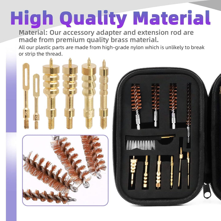 Cleaning kit brush and accessory details