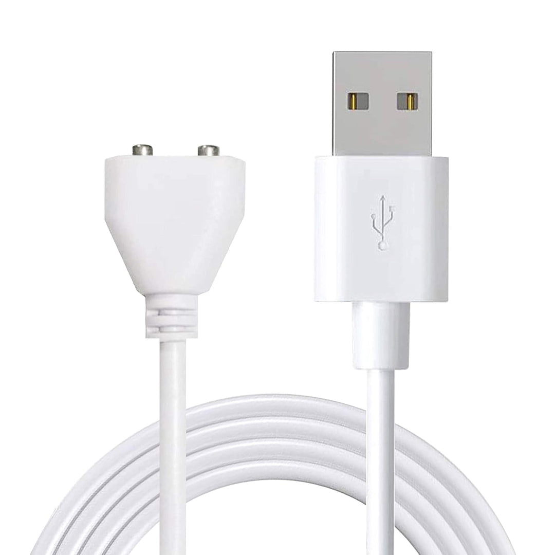 USB-A Magnetic Charging Cable, 6mm Pin Spacing, White - Just Closeouts Canada Inc.