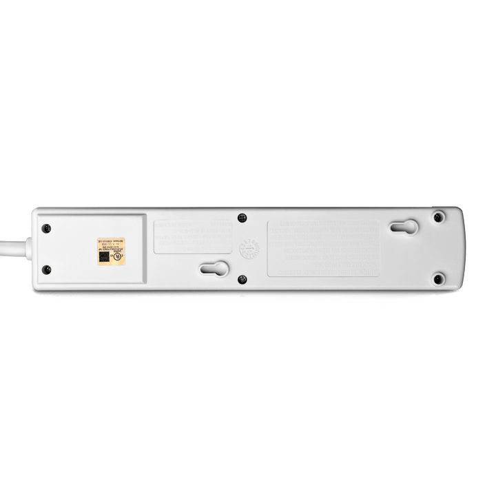 V7 7 - Outlet Home/Office Surge Protector, 12 ft cord, 1050 Joules - White - Just Closeouts Canada Inc.662919094435