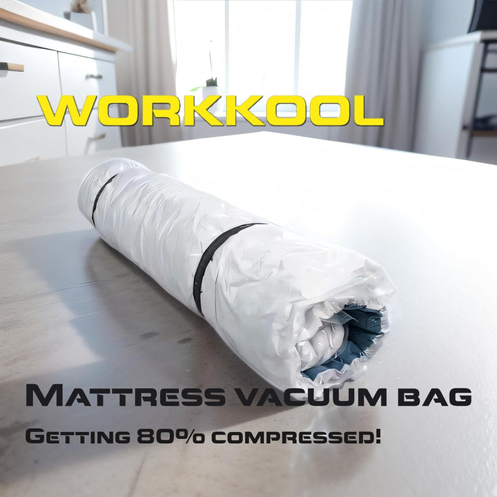 Vacuum Mattress Bag for moving, Vacuum Sealed Bags for Mattress Storage, Mattress Compression Bag for Easy Moving&Storage, Foam and Latex Mattress Vacuum Bag with Straps(QUEEN/FULL) - Just Closeouts Canada Inc.