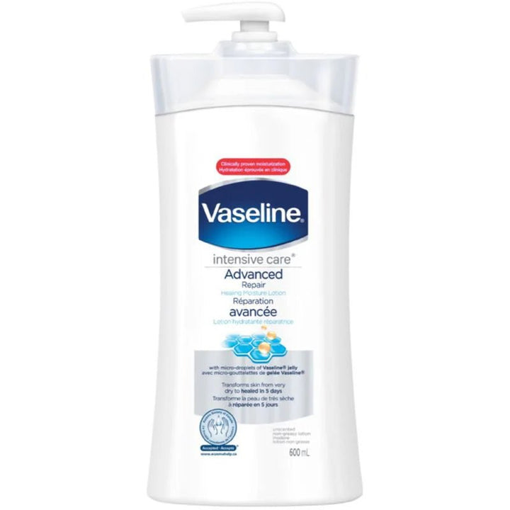 Vaseline Intensive Care Advanced Repair, Unscented, 600ml - Just Closeouts Canada Inc.065656915238