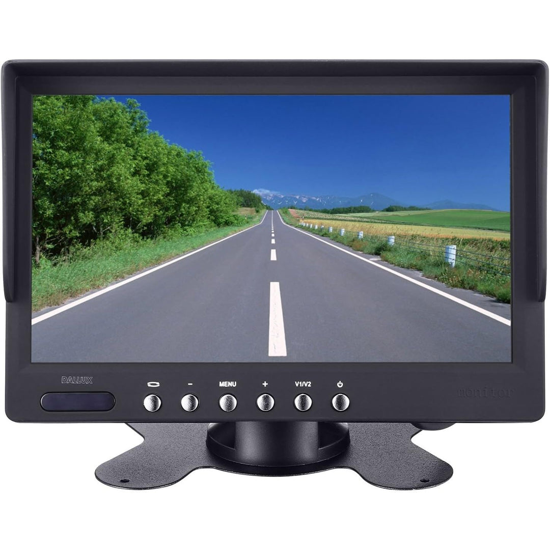 Vehicle Backup Camera kit,Waterproof Night Vision Rearview Camera cab cam with 7 inch Monitor+ 4 PIN Camera Cable for Bus/Truck/Van/Trailer/RV/Camper/Motor Home/Pickup/Harveste/Vehicles(12-24V) - Just Closeouts Canada Inc.X001T504KR